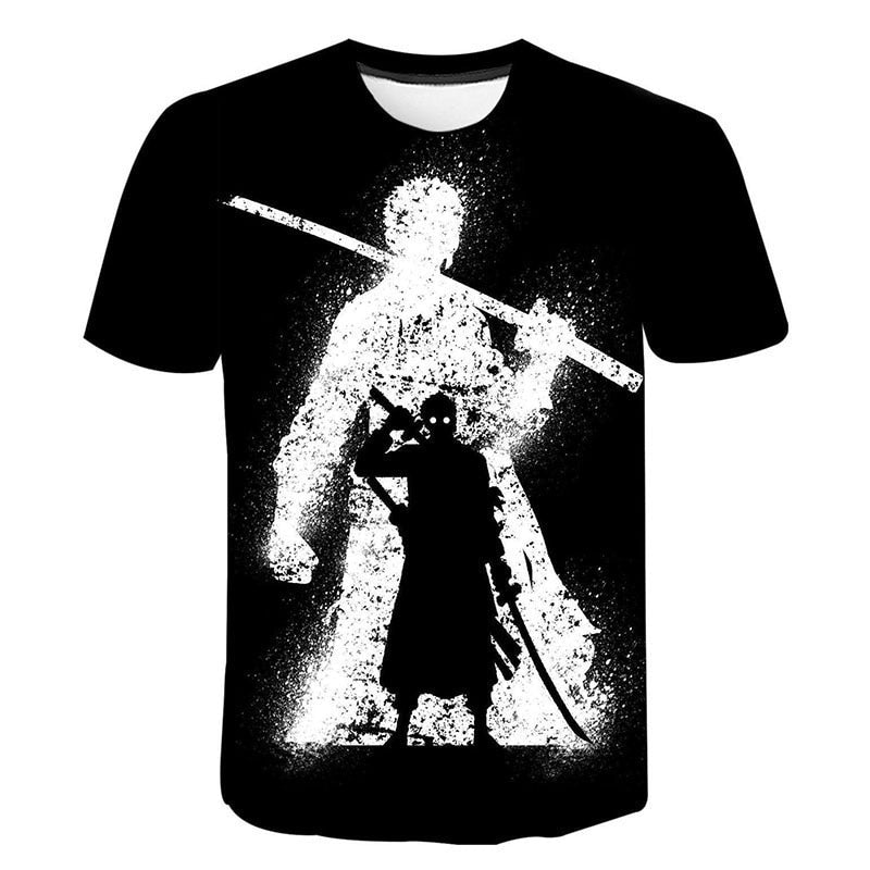 Zoro Wano Black Style 3D T-Shirt